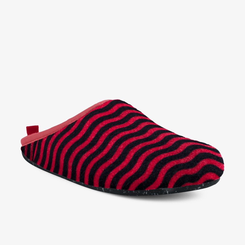 Camper Wabi Black/Red - Camper Women's Slippers ||4981-EMCUW||